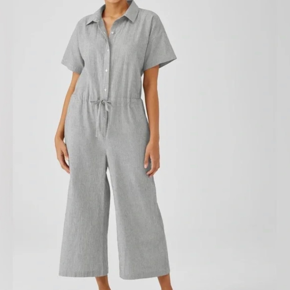 Eileen Fisher Jumpsuit Organic Cotton Linen
